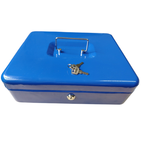 TS 0015 Office Mate Cash Boxes With Lock & Draw Back Tray 30 x 24 x 9 cm 12"