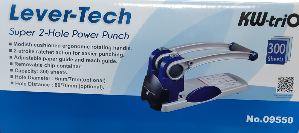 SUPER 2-HOLE POWER PUNCH - 09550
