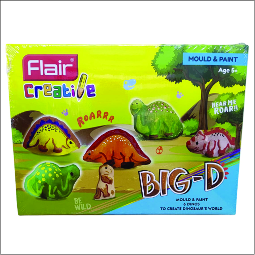 FA7073 Flair Dinosaur Moulds + Paint