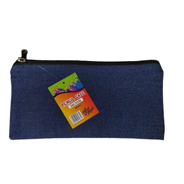 Office Mate Denim Pencil Case - Short