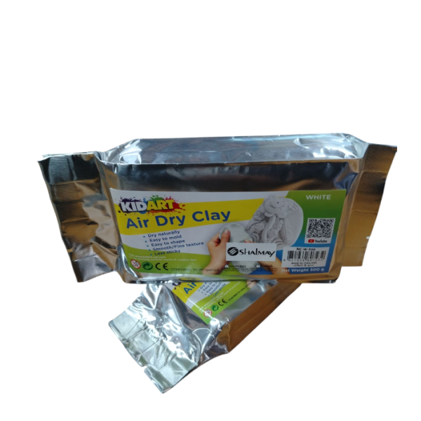 NC - W - 500 Clay - Air Dry / Hardening White 500 g