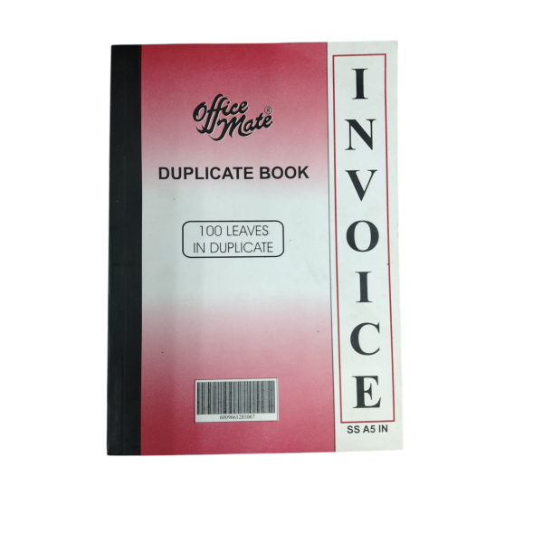 SS A5D INV A5 Invoice Book 100 x Dup