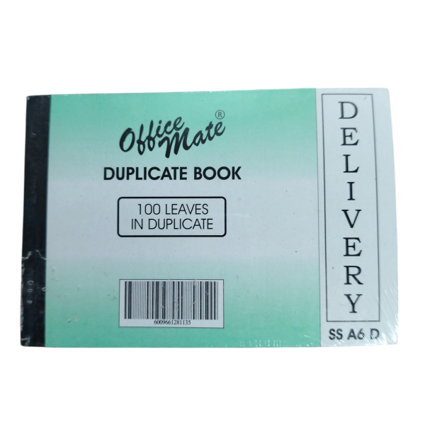 SS A6 DEL A6 Delivery Book 100 x Dup