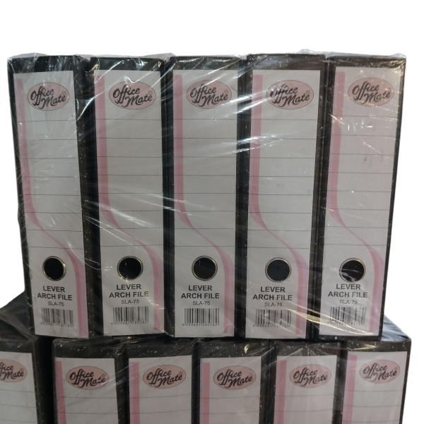 75 mm Lever Arch File Mottled Board