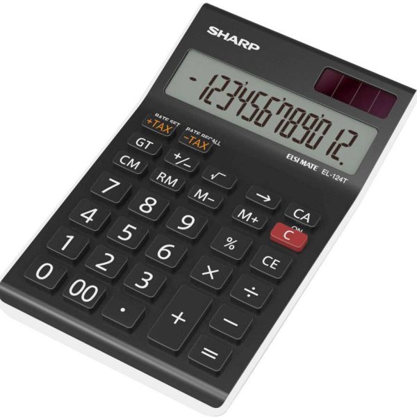 EL 124 Sharp 12 Digit Hand Held Tax