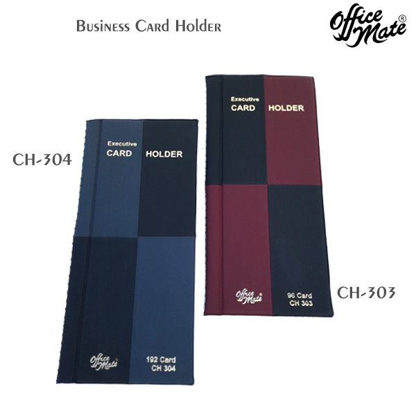 Business Card Holder PVC 2 Tone CH - 303