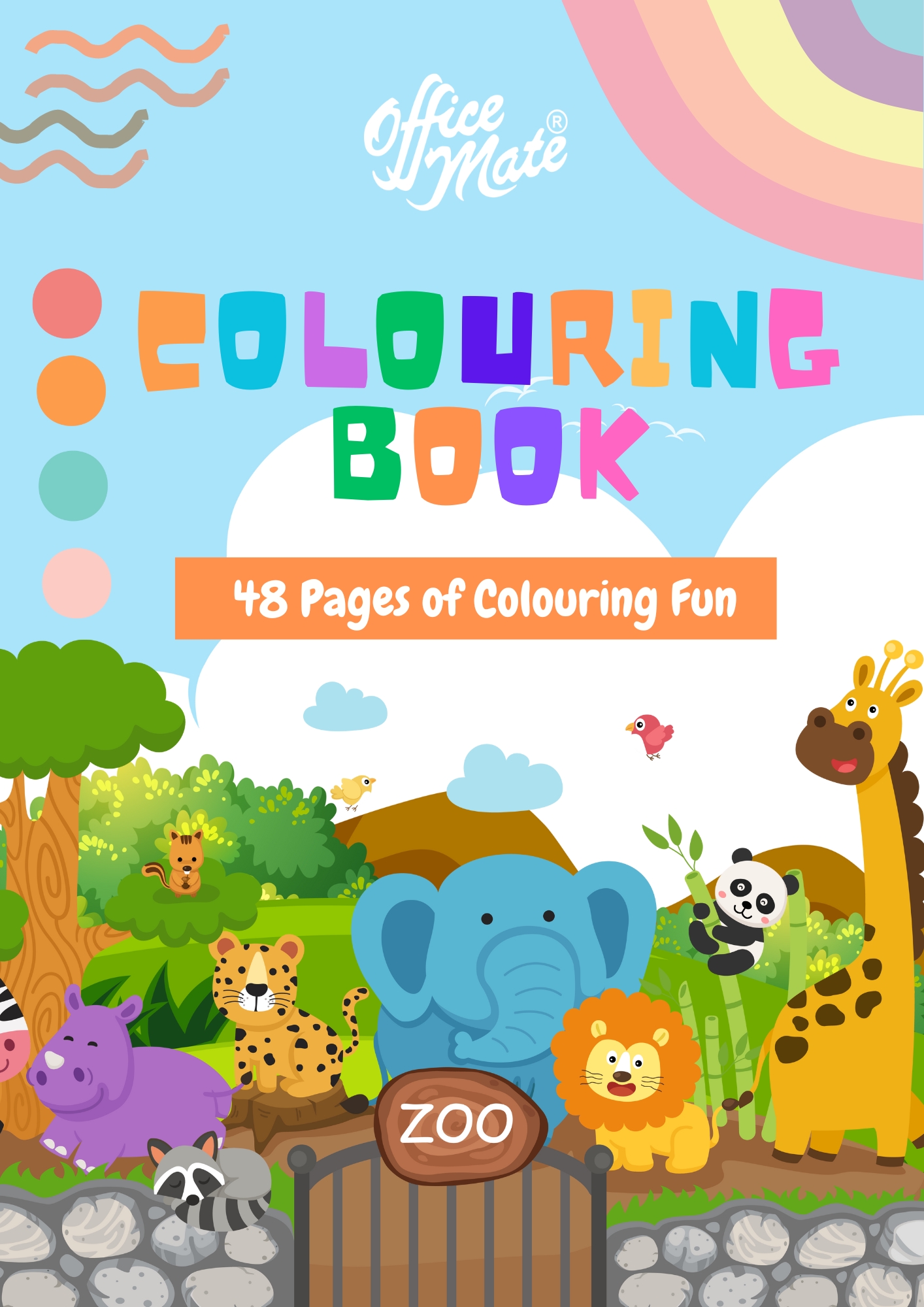 Office Mate A4 Colouring Book 48 Pages
