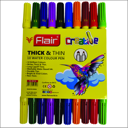 FA8014 Flair Thick & Thin Water Colours