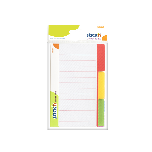 No. 21463 PASTEL RAINBOW TAB DIVIDER NOTES BOARD 3 TAB A6