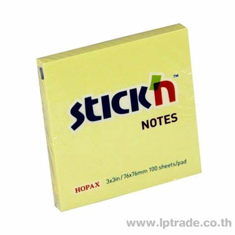 No. 21007 PASTEL 76 X 76 mm 3" X 3" YELLOW