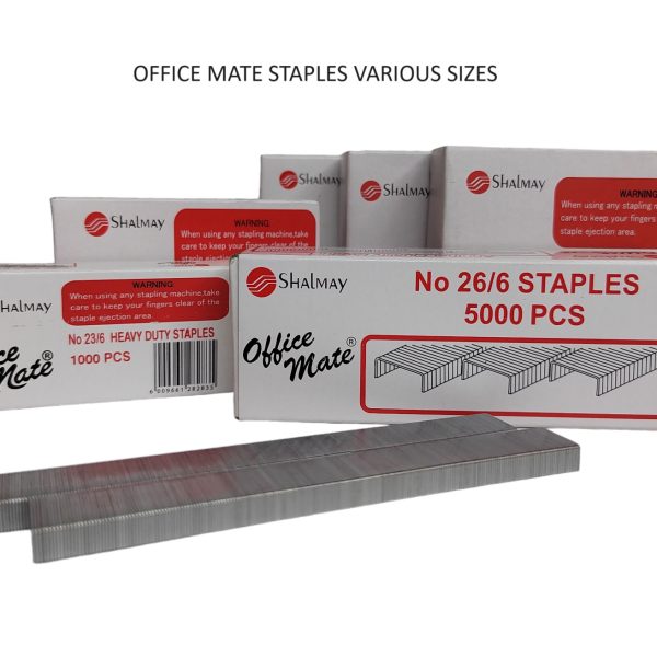 5000'S SHALMAY STAPLES - 5000'S No. 26 / 6  OFFICE MATE