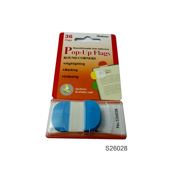 S26028 BLUE 48 X 25mm - 36 SHEETS / PAD NEON